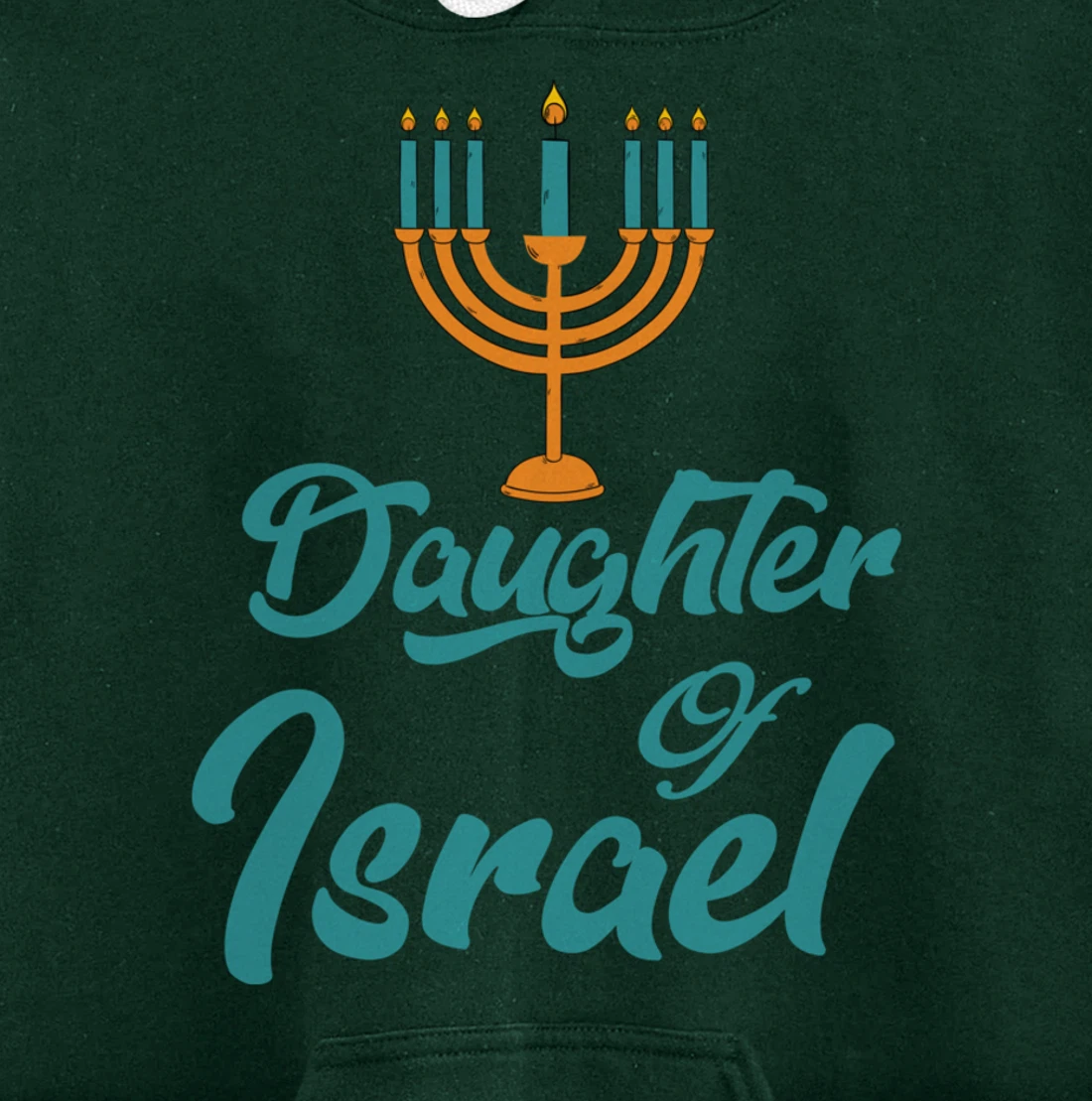 Hebrew Israelite Clothing Daughter of Israel Menorah Judah Pullover Hoodie