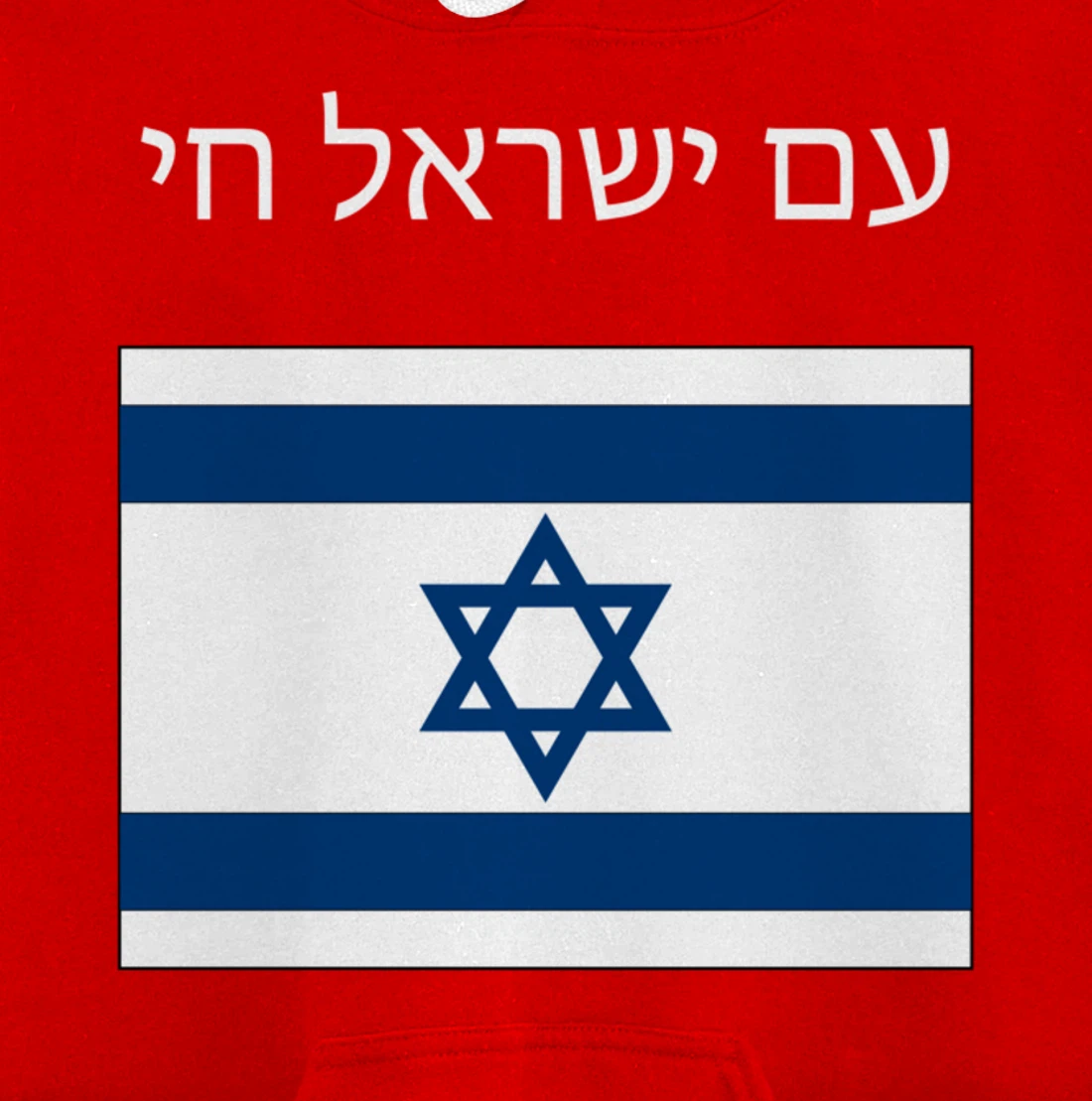 Am Yisrael Chai - Hebrew for Israel Lives Pullover Hoodie