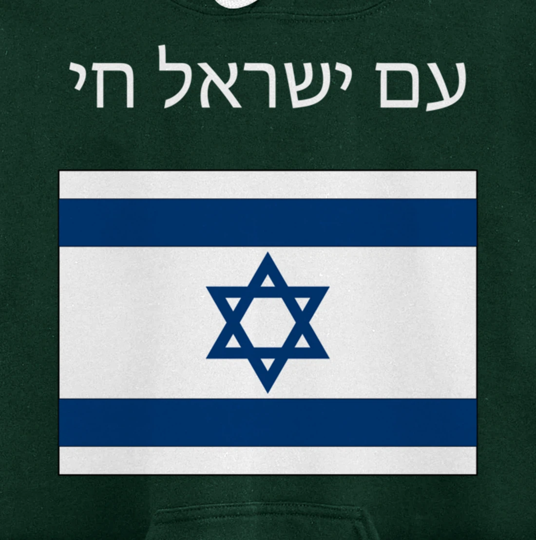 Am Yisrael Chai - Hebrew for Israel Lives Pullover Hoodie