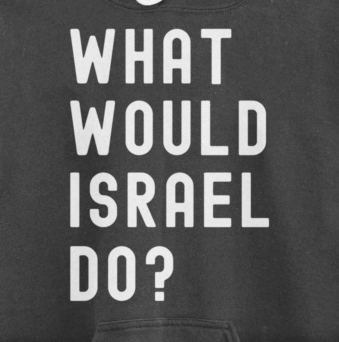 What Would Israel Do? Pullover Hoodie