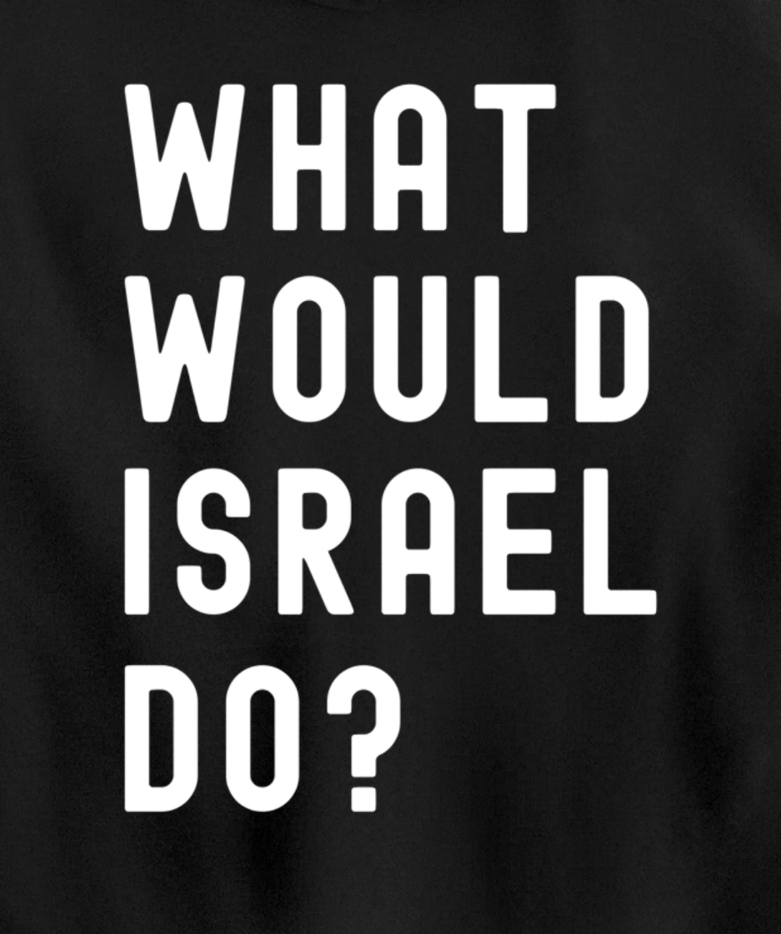 What Would Israel Do? Pullover Hoodie