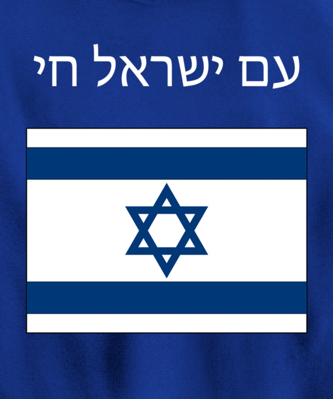 Am Yisrael Chai - Hebrew for Israel Lives Pullover Hoodie