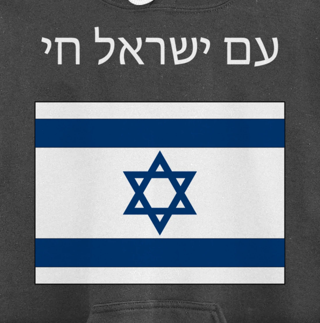 Am Yisrael Chai - Hebrew for Israel Lives Pullover Hoodie