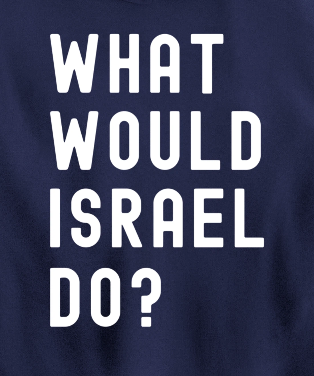 What Would Israel Do? Pullover Hoodie