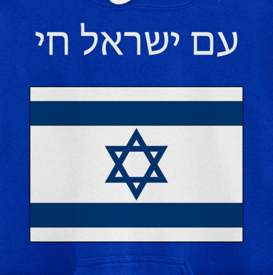 Am Yisrael Chai - Hebrew for Israel Lives Pullover Hoodie