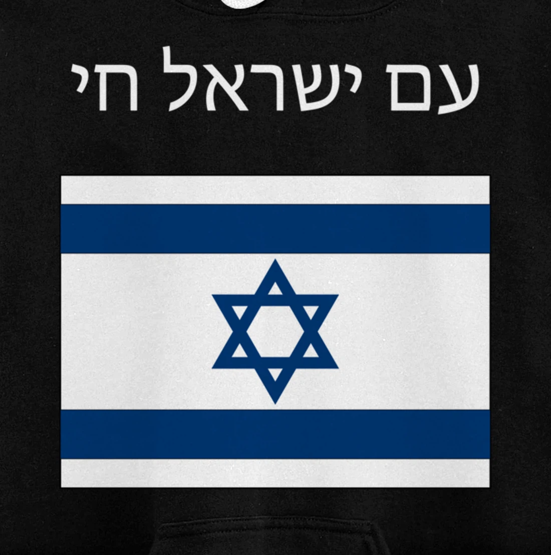 Am Yisrael Chai - Hebrew for Israel Lives Pullover Hoodie