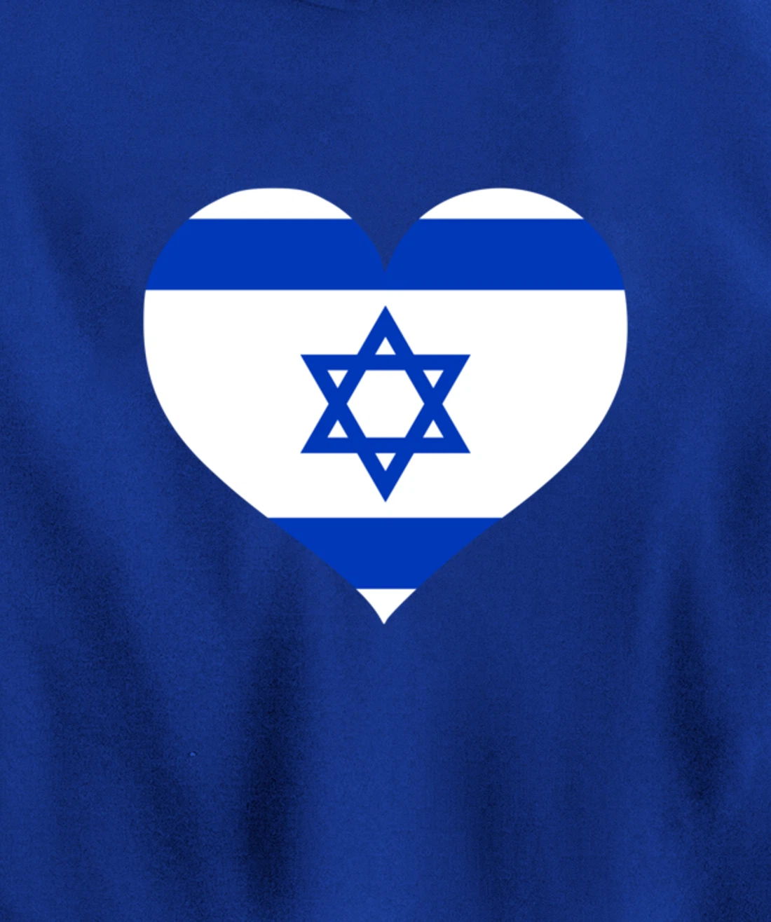 Israel Heart Pullover Hoodie