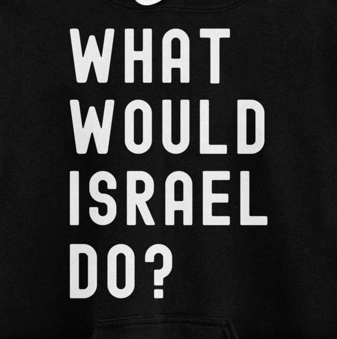 What Would Israel Do? Pullover Hoodie