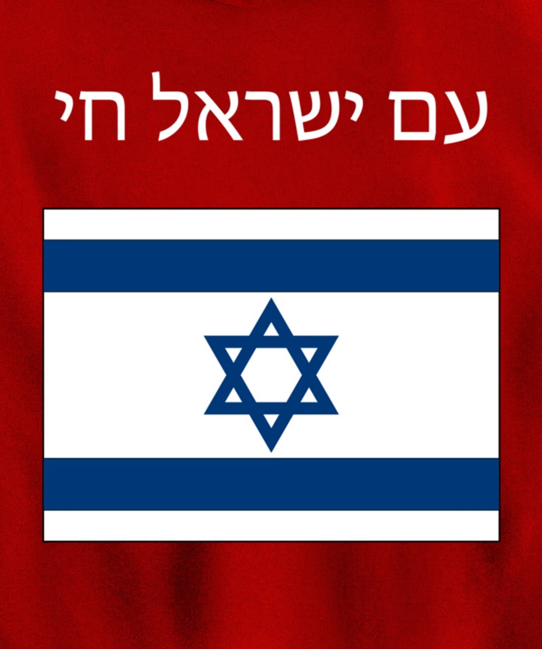 Am Yisrael Chai - Hebrew for Israel Lives Pullover Hoodie