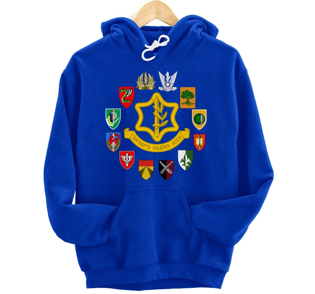 IDF Israel Defence Forces Israeli Army Israel Military Units Pullover Hoodie