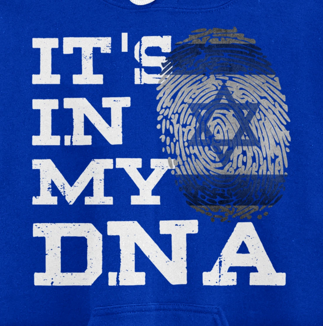 It's In My DNA Israeli Shirt Proud Israel Flag Jewish Gifts Pullover Hoodie