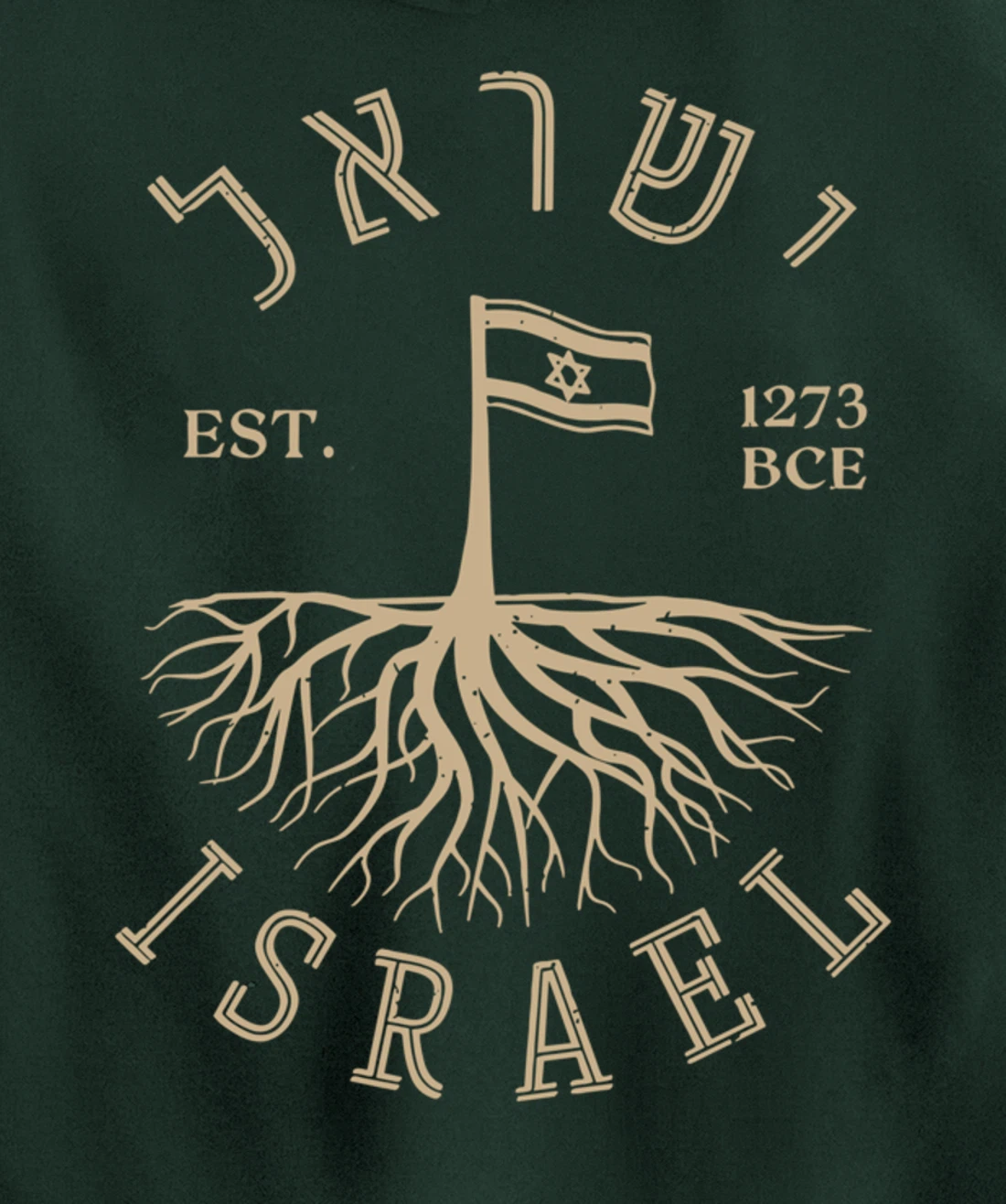 Israel Established Est 1273 Am Yisrael Chai Israel Jewish Pullover Hoodie