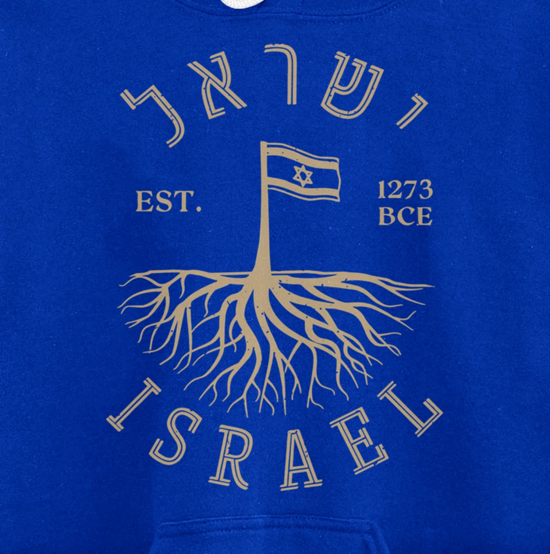 Israel Established Est 1273 Am Yisrael Chai Israel Jewish Pullover Hoodie