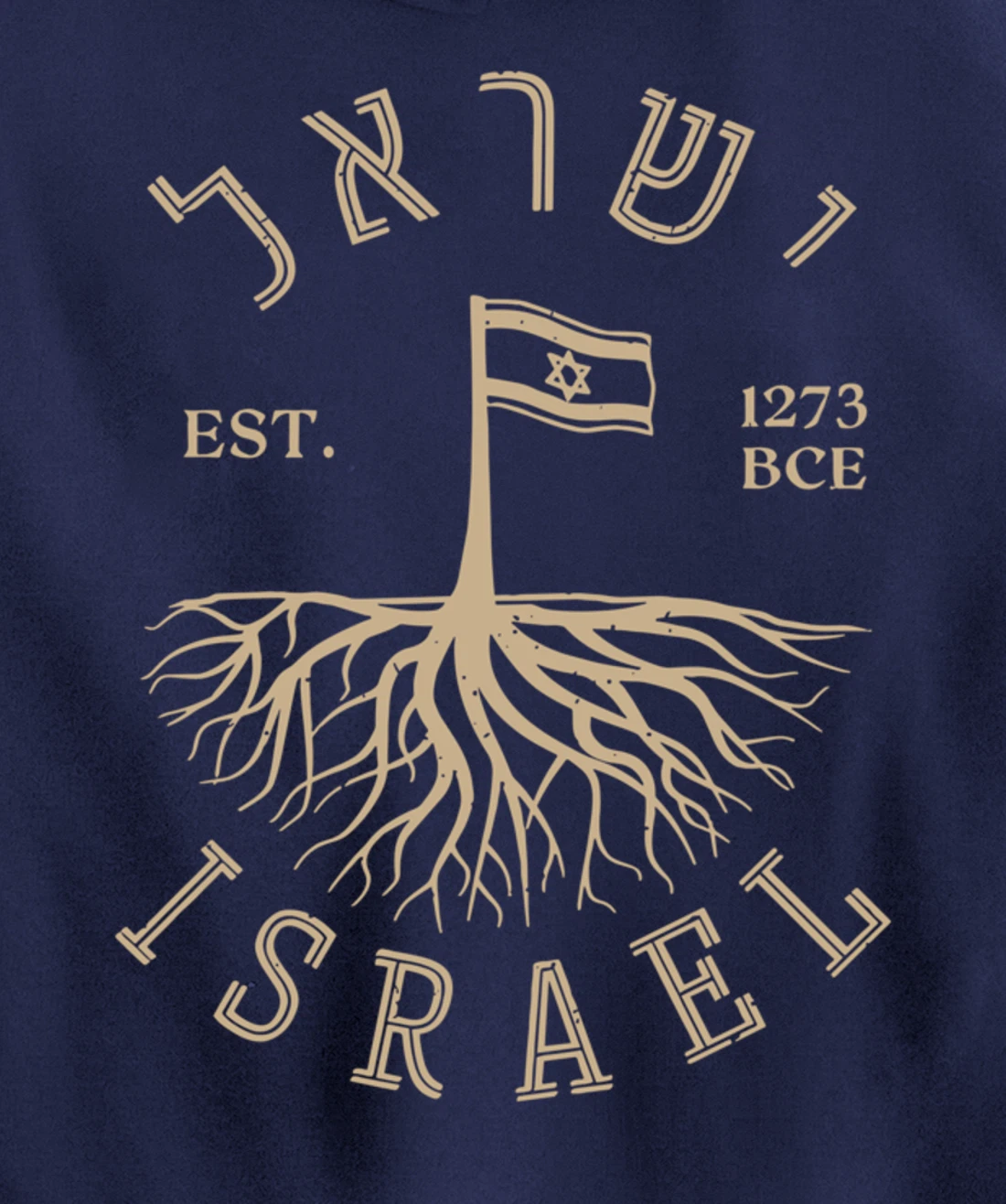 Israel Established Est 1273 Am Yisrael Chai Israel Jewish Pullover Hoodie
