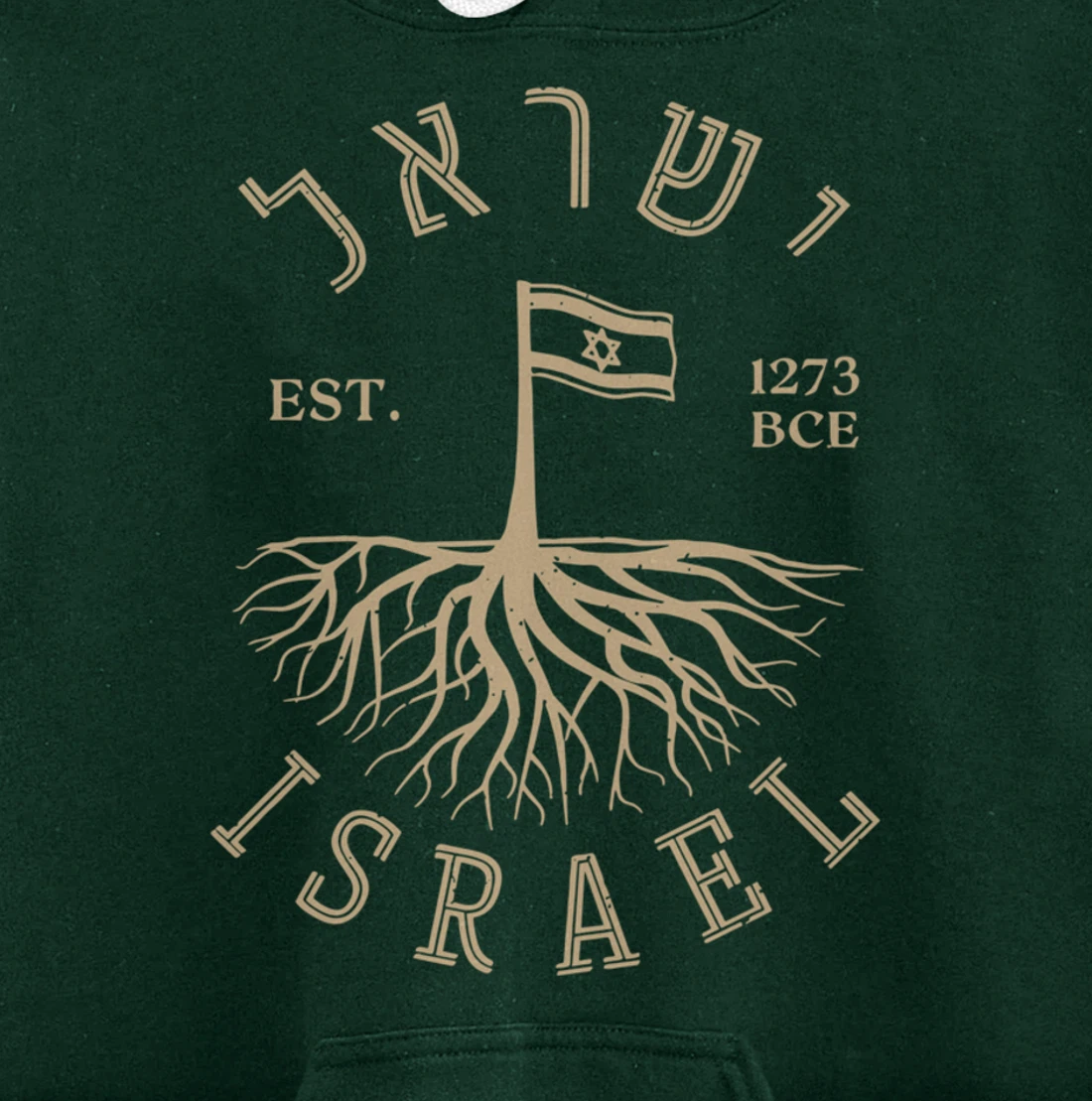 Israel Established Est 1273 Am Yisrael Chai Israel Jewish Pullover Hoodie