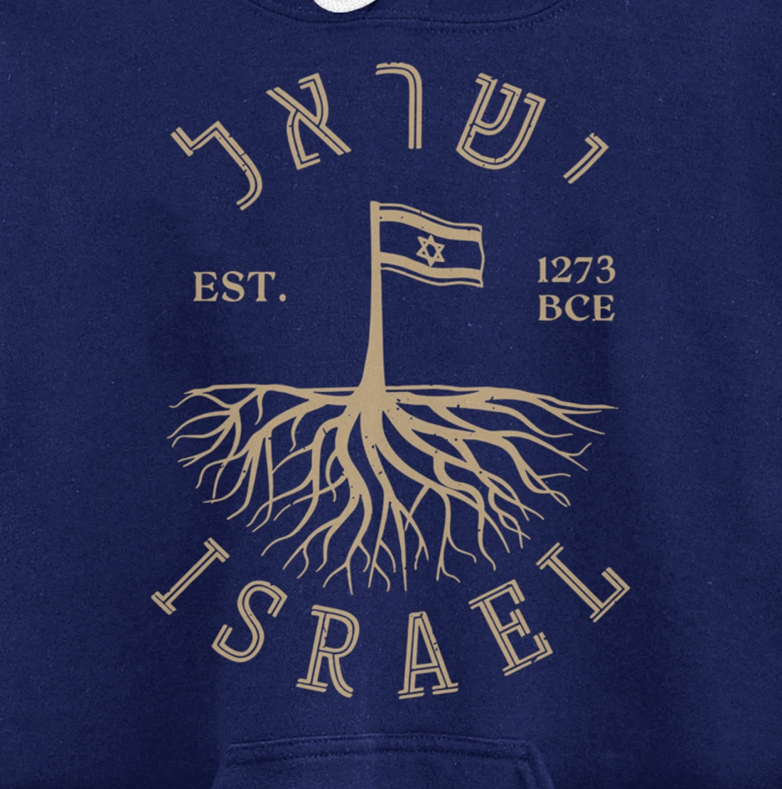 Israel Established Est 1273 Am Yisrael Chai Israel Jewish Pullover Hoodie