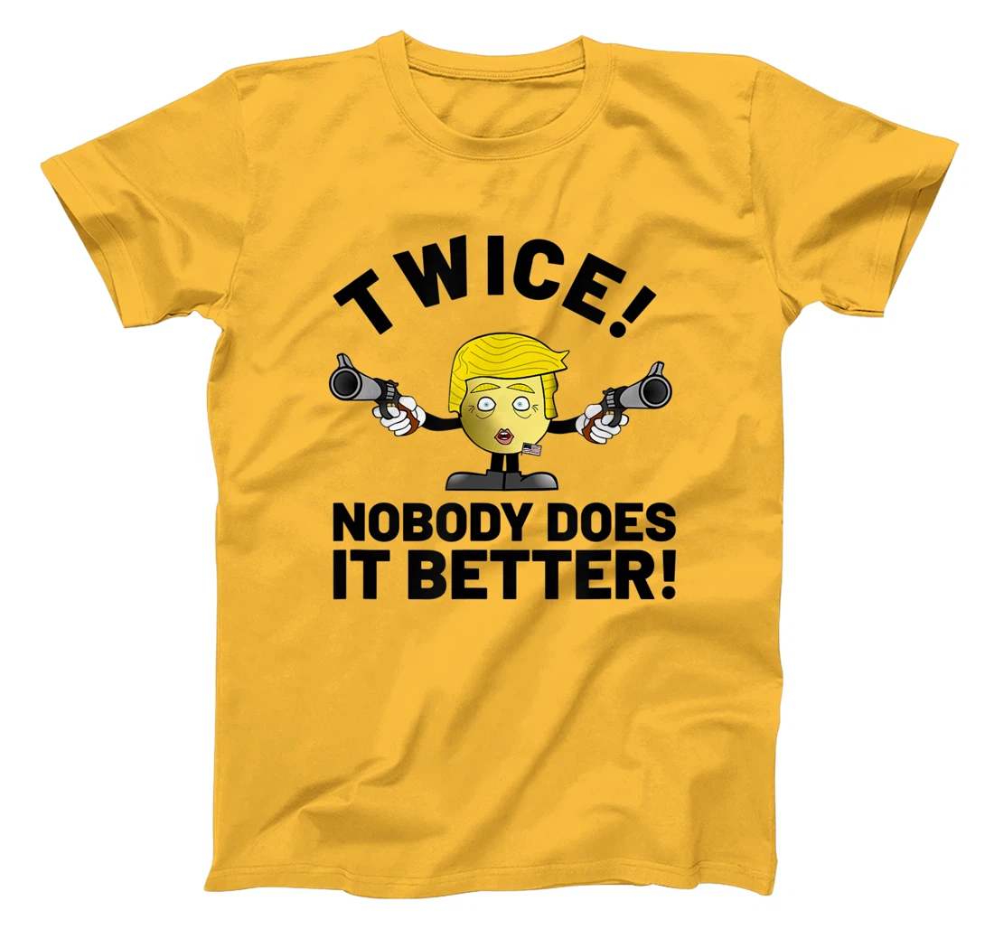 Womens Trump Twice Impeached T-Shirt