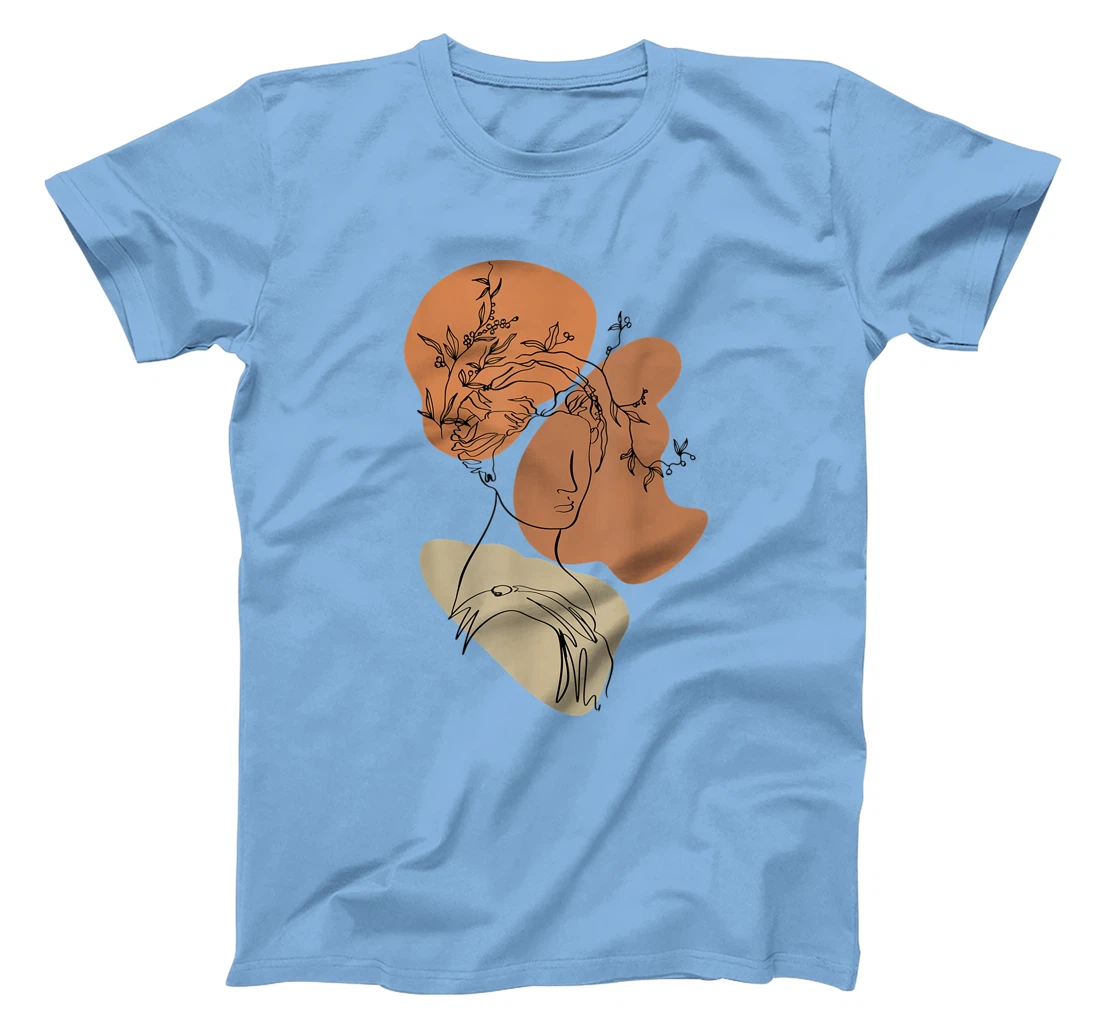 Womens Light Academia Greek Mythology Goddess Bust Statue Mystical T-Shirt