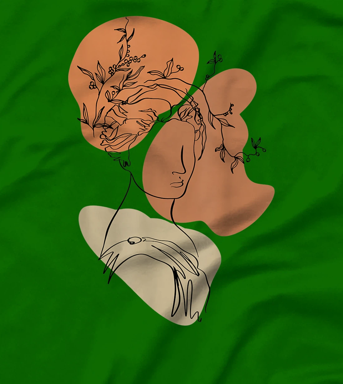 Womens Light Academia Greek Mythology Goddess Bust Statue Mystical T-Shirt