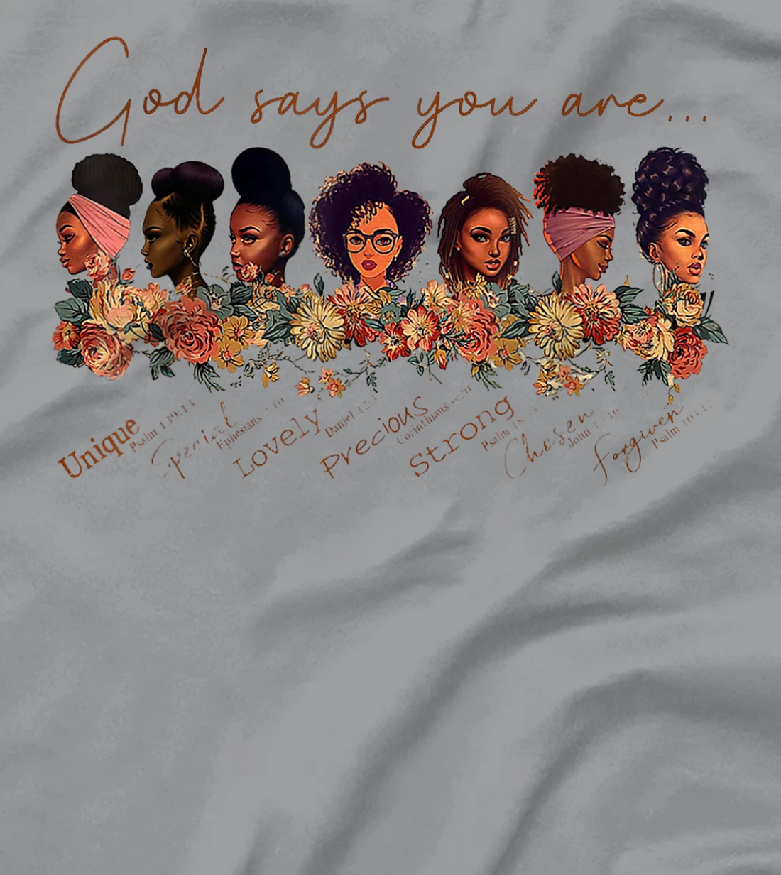 God Says You Are Black Queen African American Women Gift T-Shirt