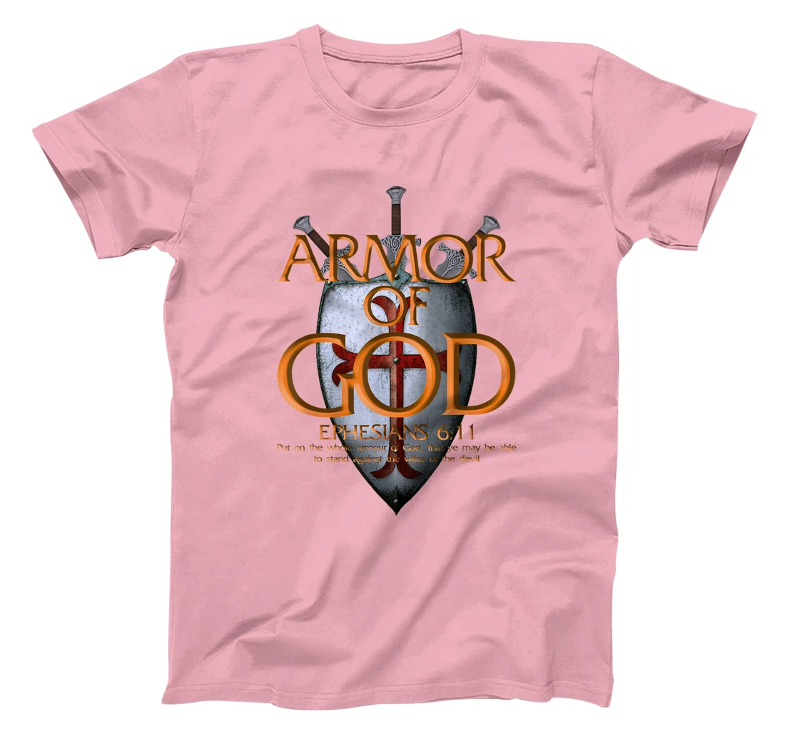 Armor Of God Ephesians Bible Verse Religious Christian Gift T-Shirt