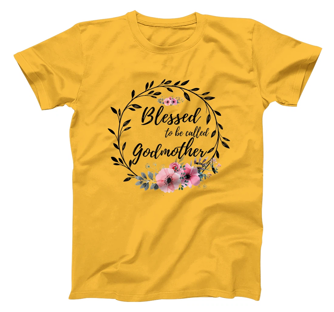 Womens Blessed To Be Called Godmother T-Shirt