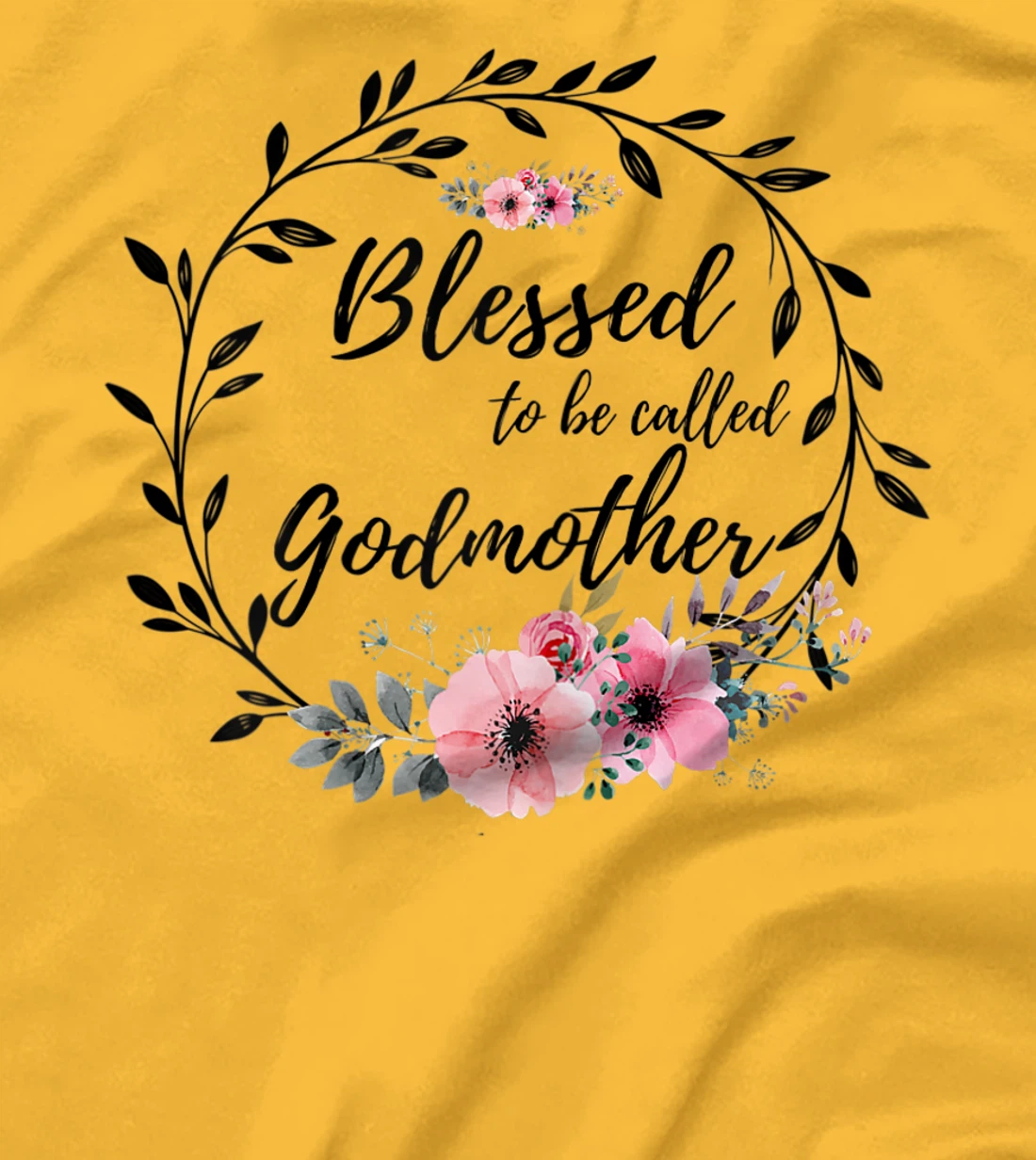 Womens Blessed To Be Called Godmother T-Shirt