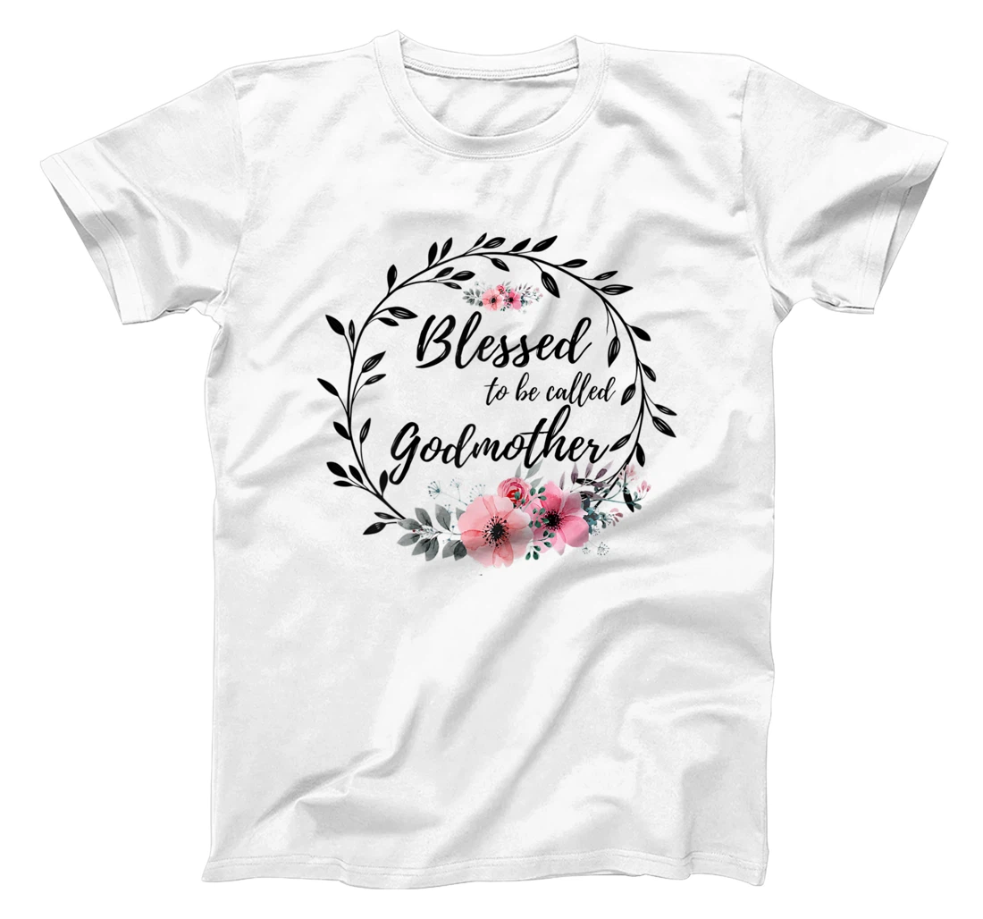 Womens Blessed To Be Called Godmother T-Shirt