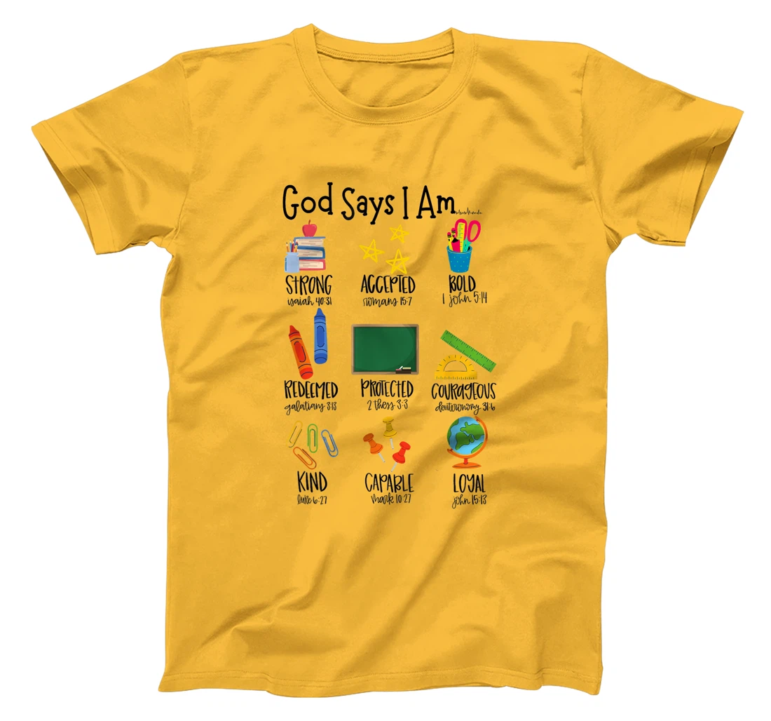 God Says I Am Teacher T-Shirt
