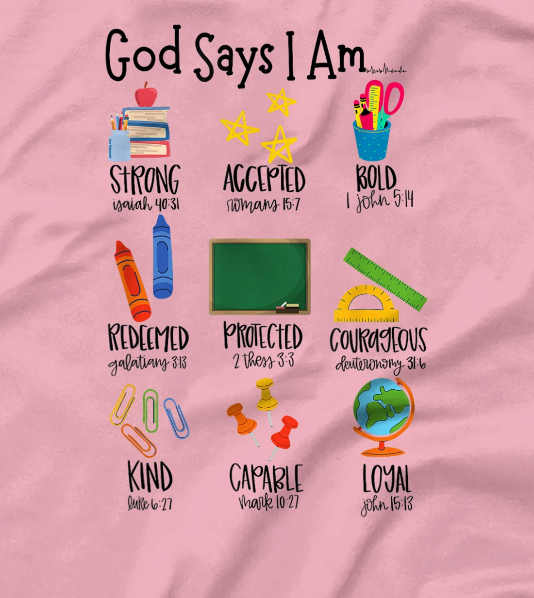 God Says I Am Teacher T-Shirt