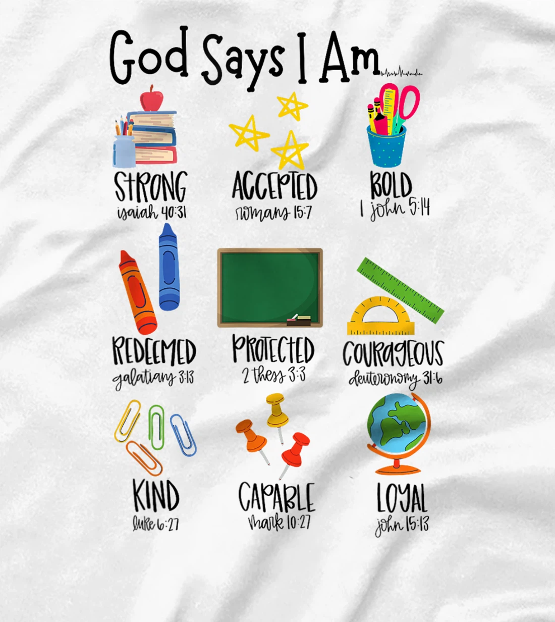 God Says I Am Teacher T-Shirt