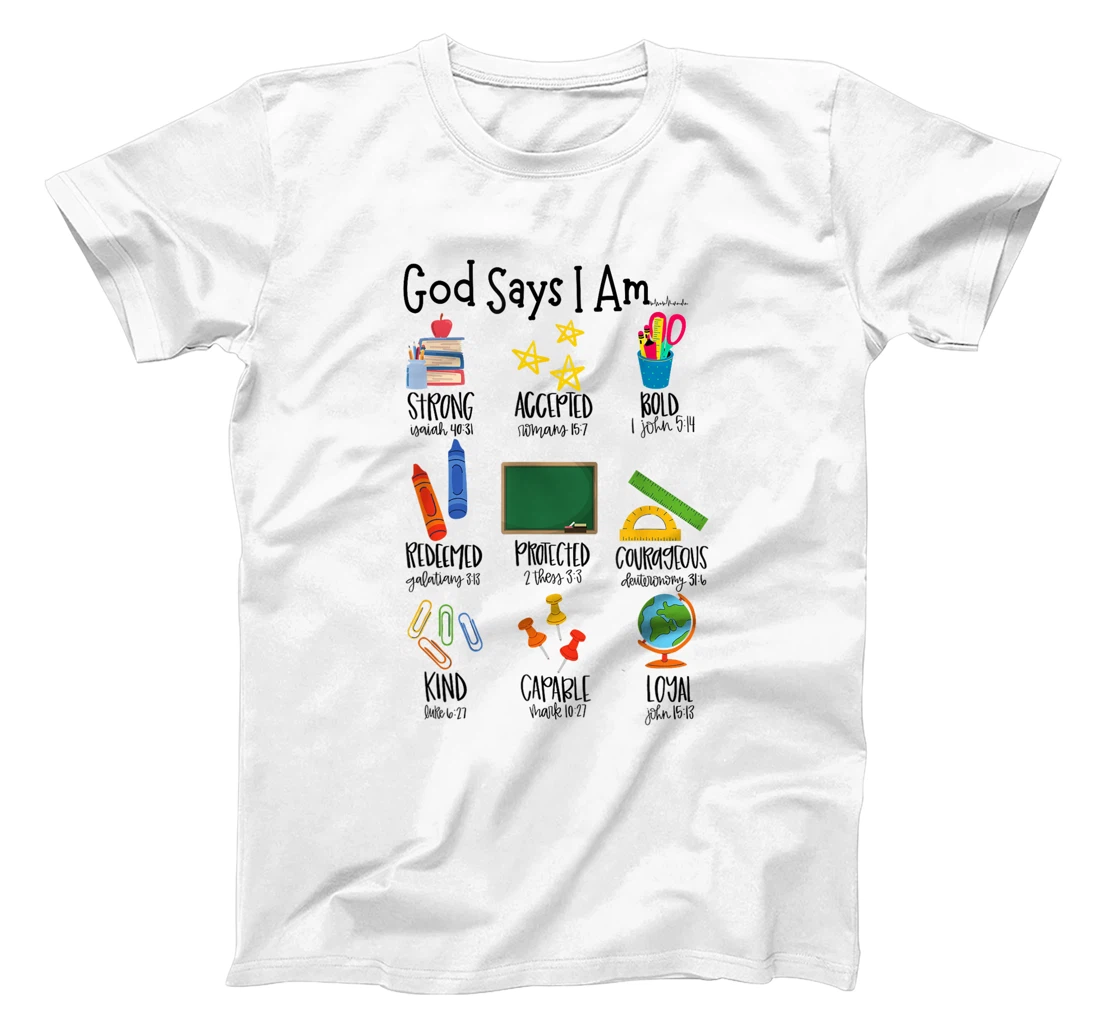 God Says I Am Teacher T-Shirt