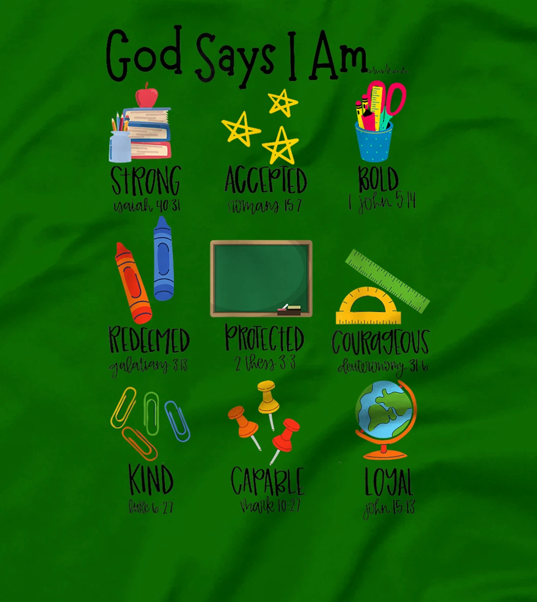 God Says I Am Teacher T-Shirt