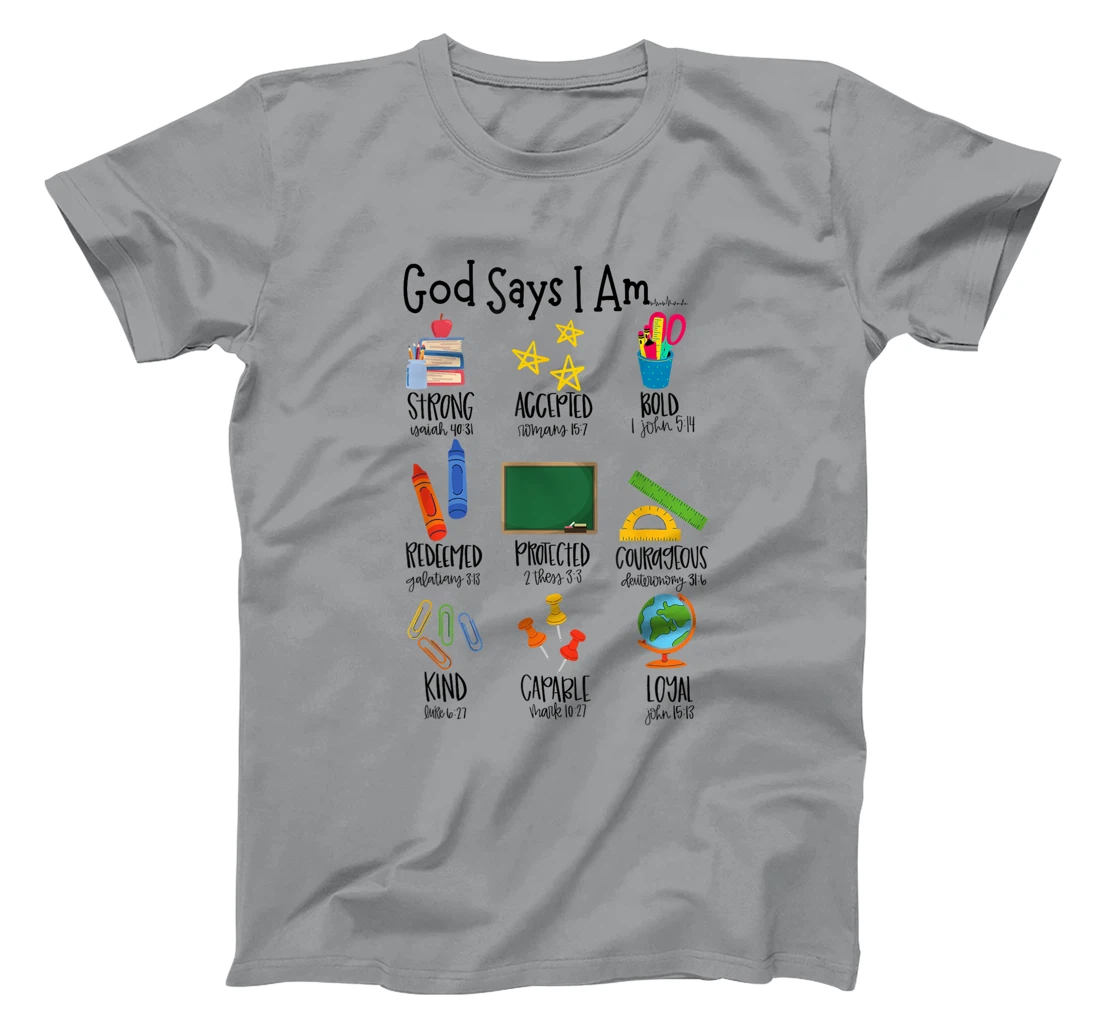 God Says I Am Teacher T-Shirt