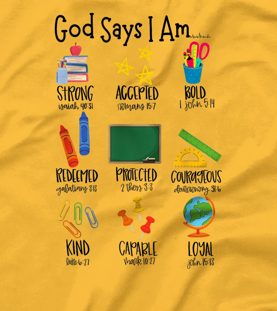 God Says I Am Teacher T-Shirt