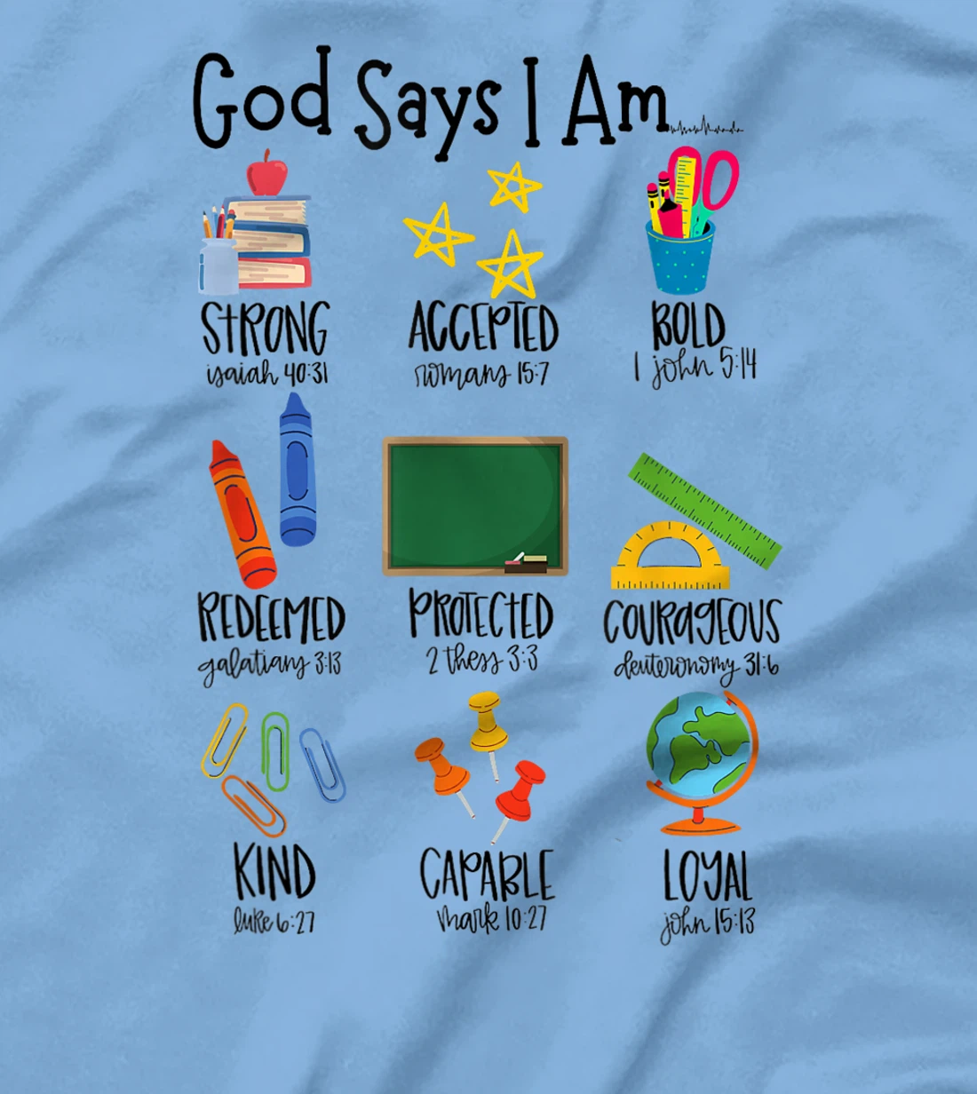 God Says I Am Teacher T-Shirt