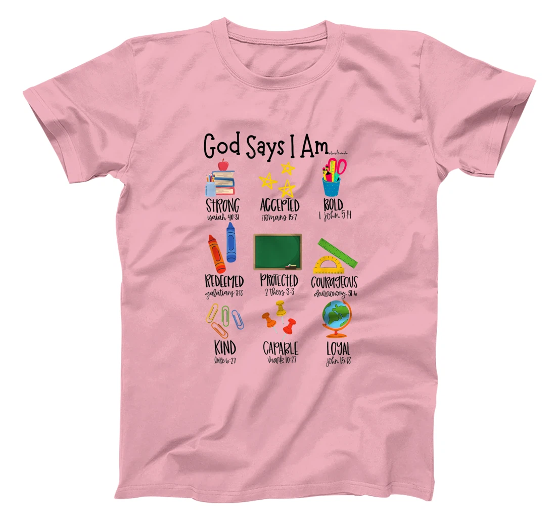 God Says I Am Teacher T-Shirt