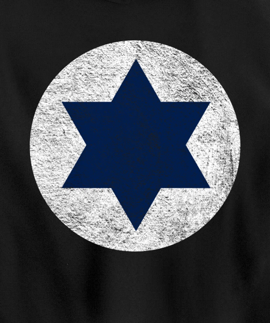 ISRAELI AIR FORCE ISRAEL DEFENSE ROUNDEL FLAG STAR OF DAVID Pullover Hoodie
