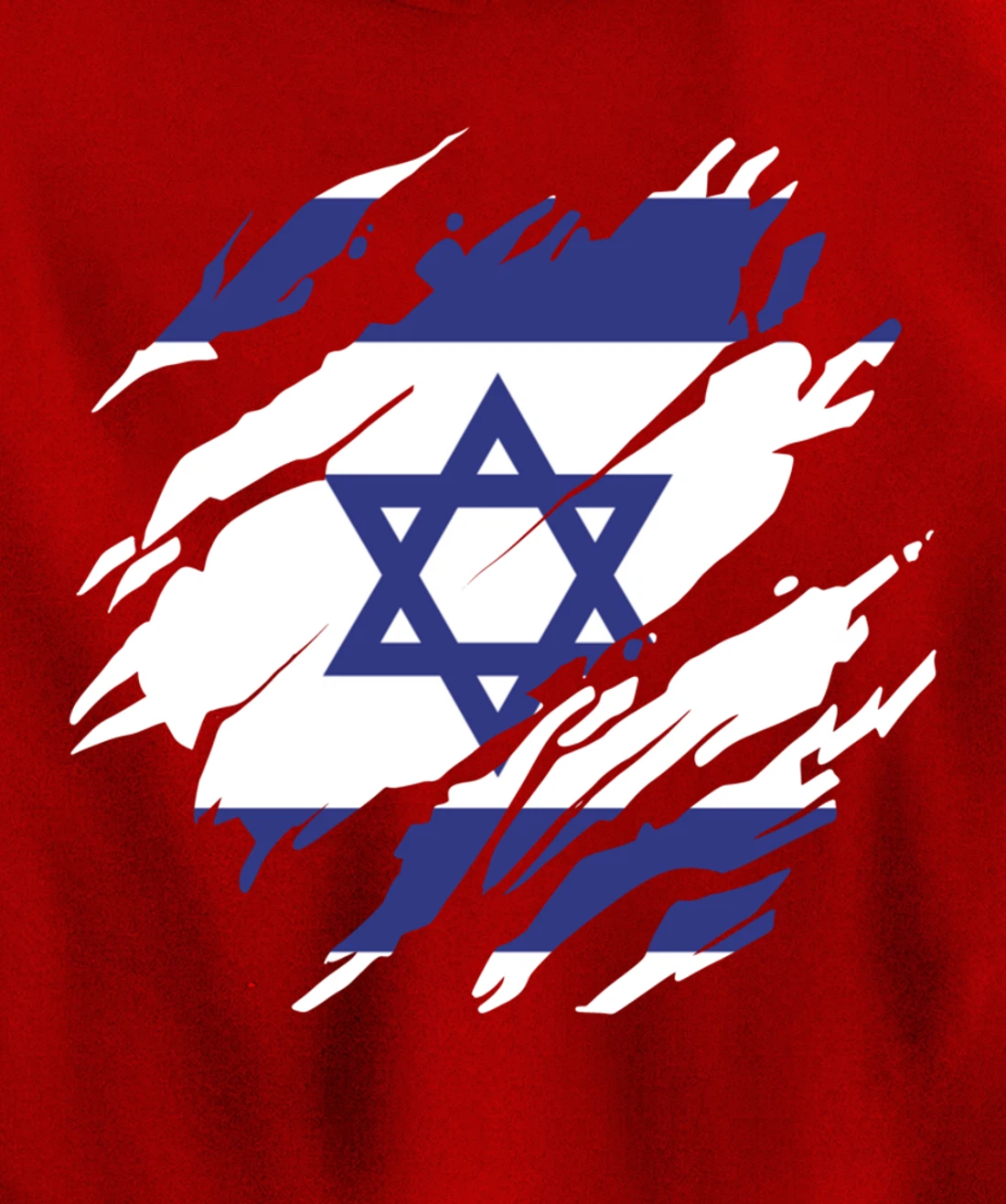 Israel Israeli Flag Pride Roots Heritage Jew Jewish Pullover Hoodie