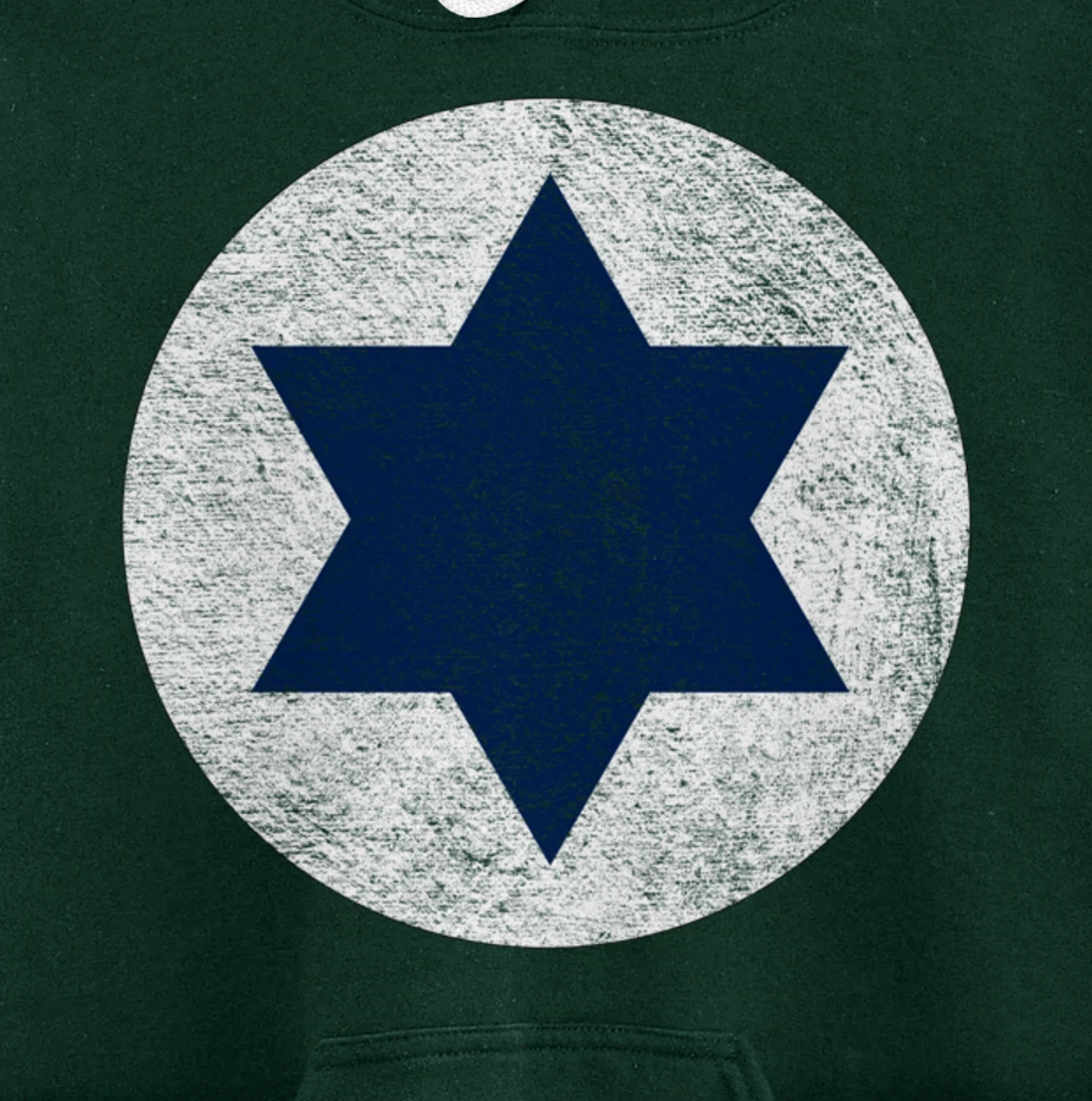 ISRAELI AIR FORCE ISRAEL DEFENSE ROUNDEL FLAG STAR OF DAVID Pullover Hoodie