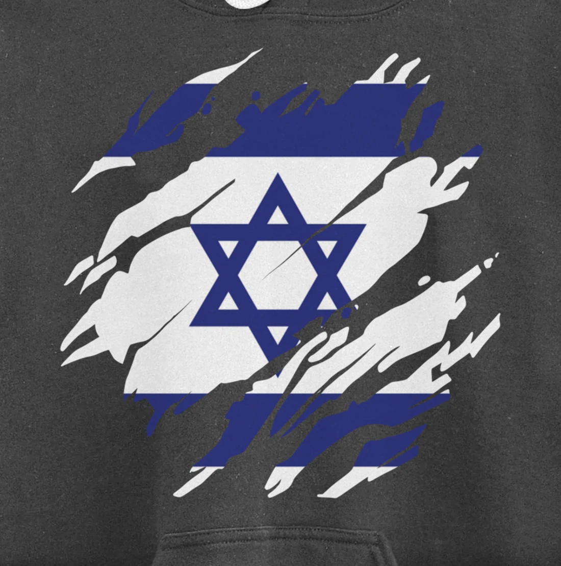 Israel Israeli Flag Pride Roots Heritage Jew Jewish Pullover Hoodie