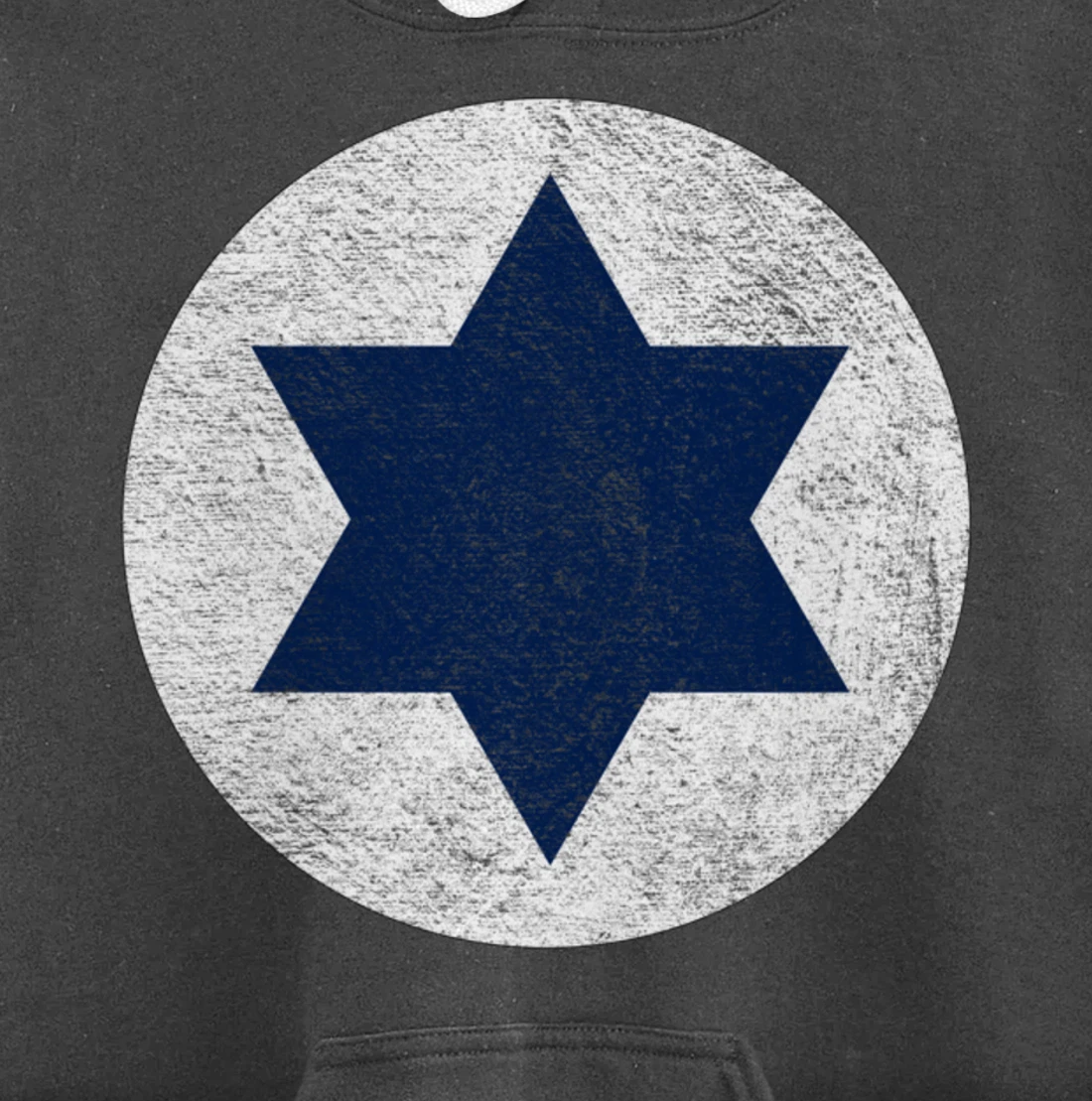 ISRAELI AIR FORCE ISRAEL DEFENSE ROUNDEL FLAG STAR OF DAVID Pullover Hoodie
