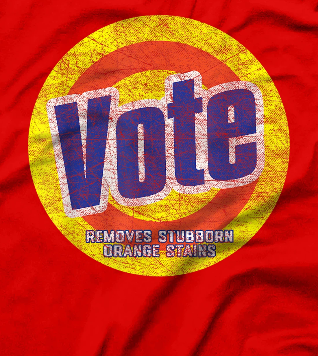 Funny Vote Retro Logo for Anti-Trump T-Shirt