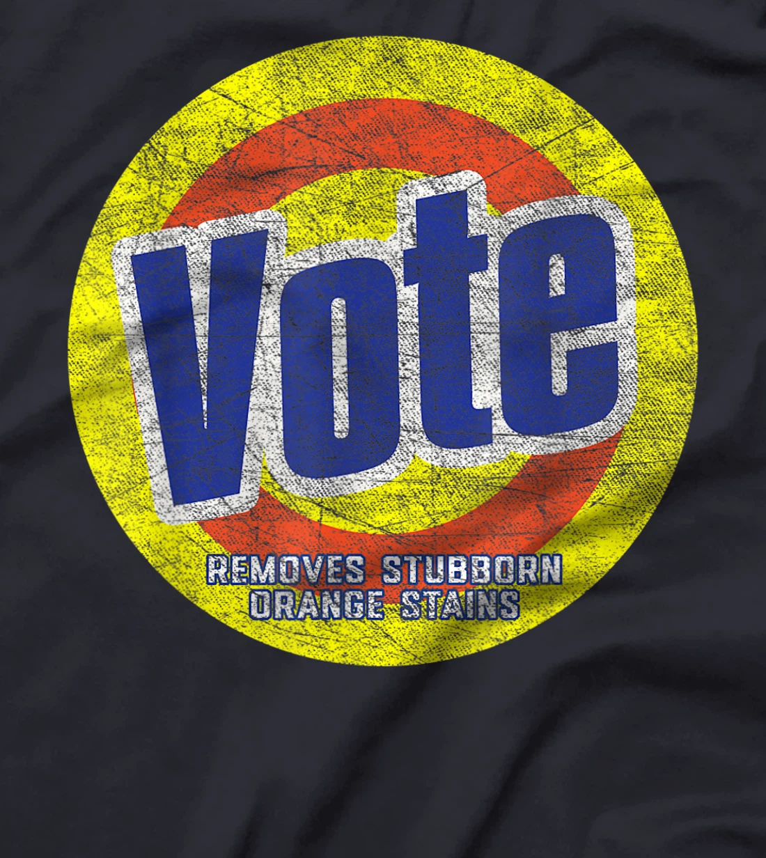 Funny Vote Retro Logo for Anti-Trump T-Shirt