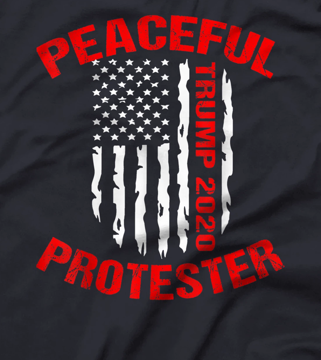 Pro Trump Rally Peaceful Protester Republican T-Shirt