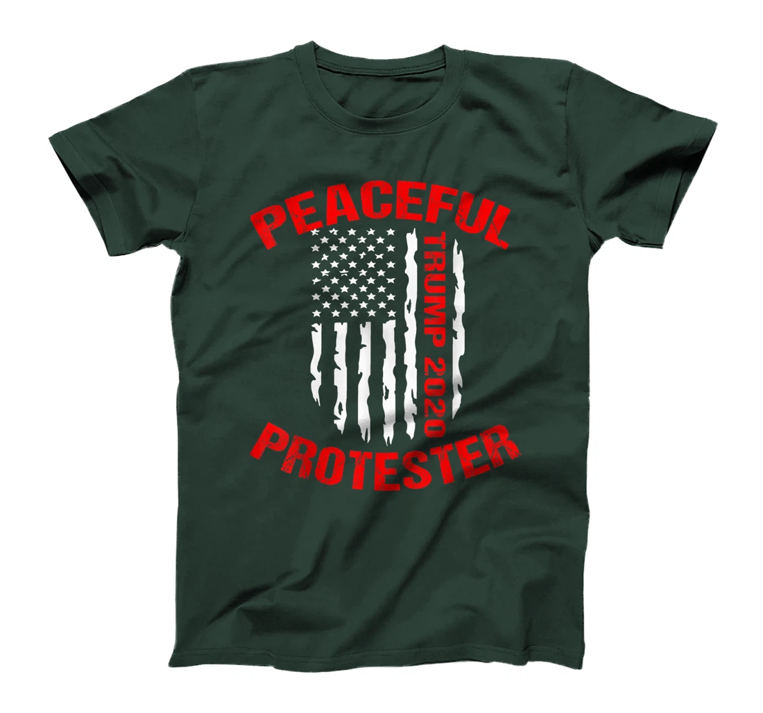 Pro Trump Rally Peaceful Protester Republican T-Shirt