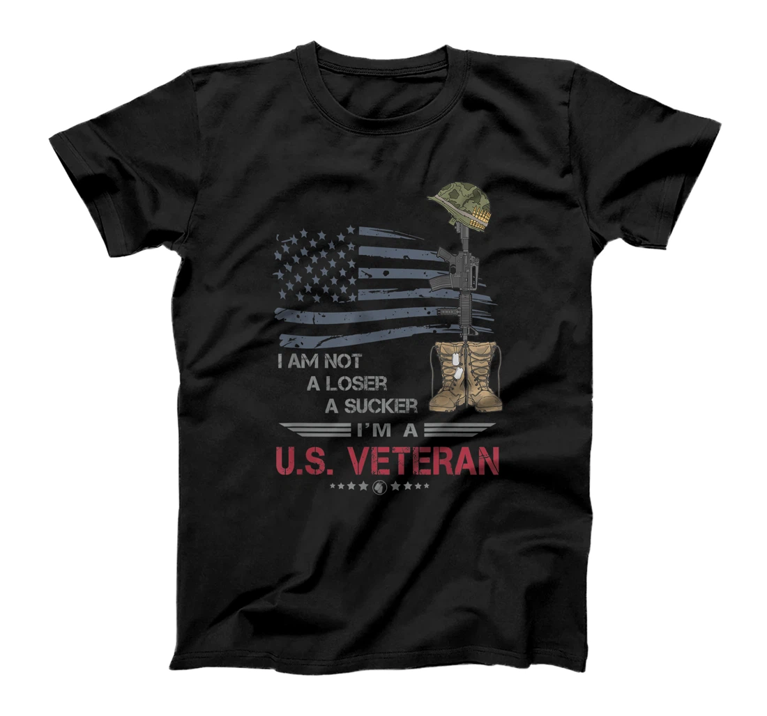Not Losers Or Suckers Proud Veteran Anti-Trump Vet for Biden T-Shirt