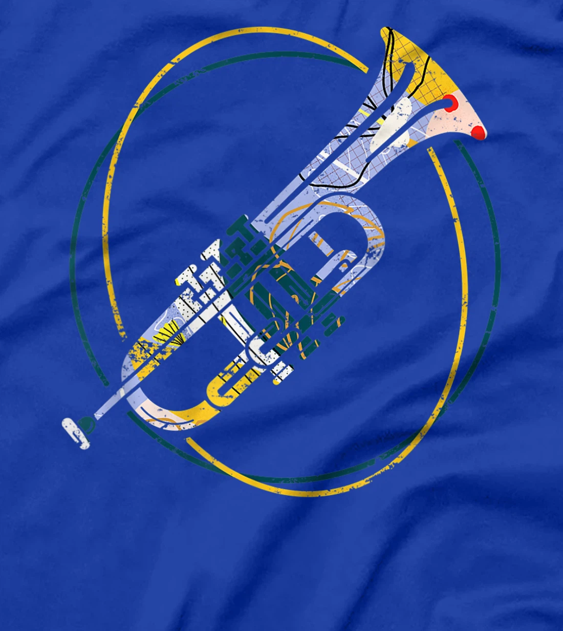 Trumpet Player Jazz Music Gift Hippie Trumpet T-Shirt