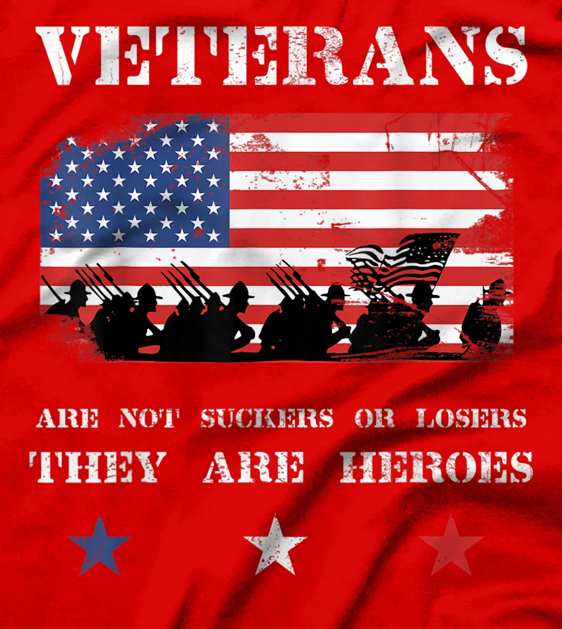 Veterans are not losers or suckers Anti Trump T-Shirt