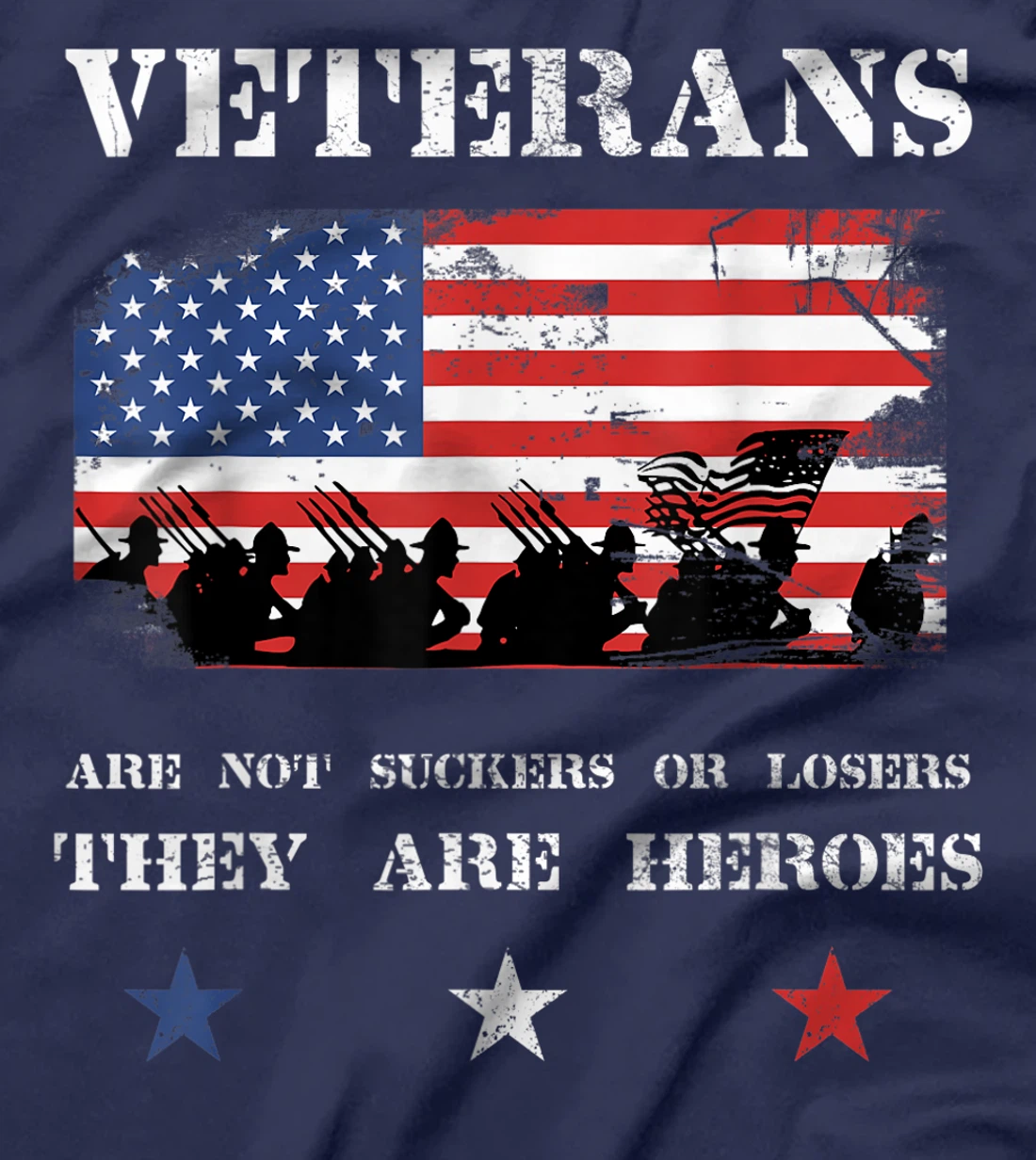 Veterans are not losers or suckers Anti Trump T-Shirt